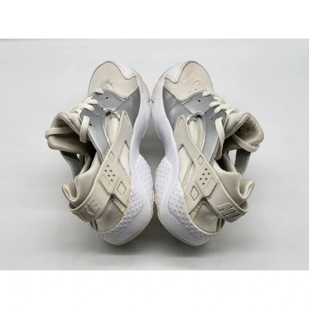 Nike Air Huarache Run GS Kids Sneakers‎ White Silver Youth 1Y